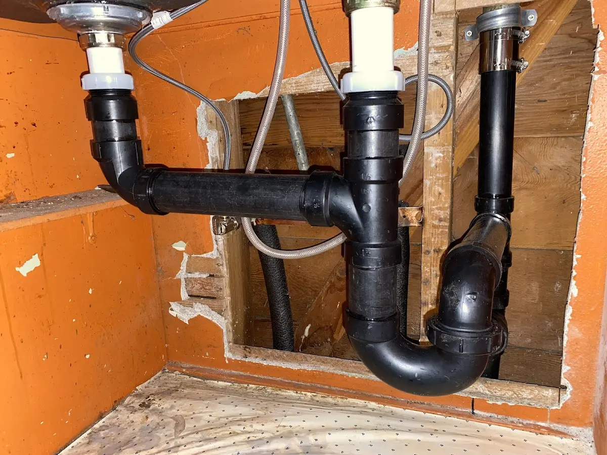 Professional Repiping Services equipment and tools on the job in Falmouth